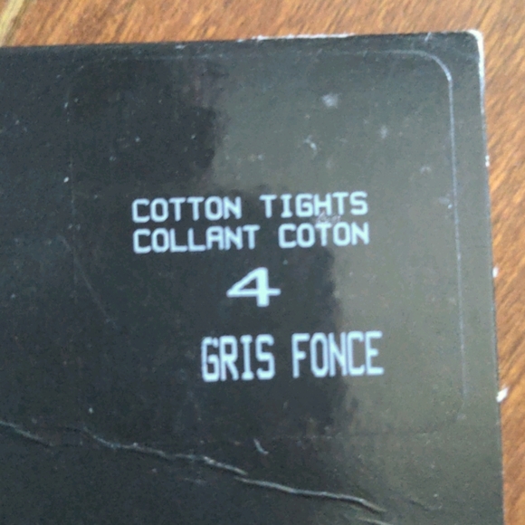 NWT Simons Grey Cotton Tights - Picture 4 of 5